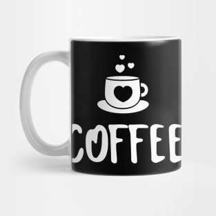 WHITE Coffee Cup Mug